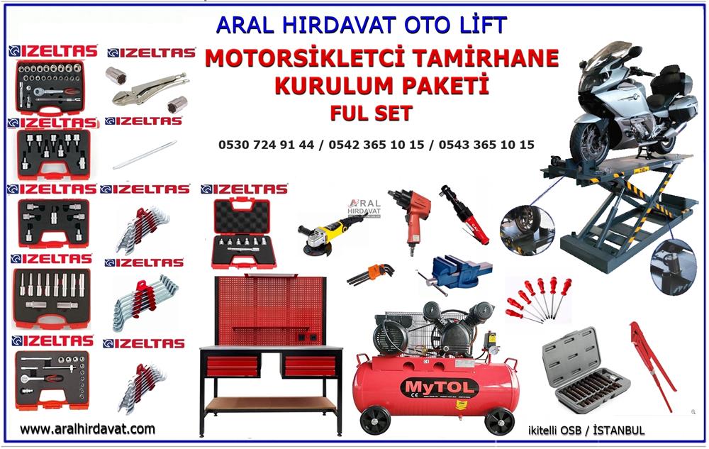 MOTORSİKLETÇİ TAMİRHANE PAKETİ 