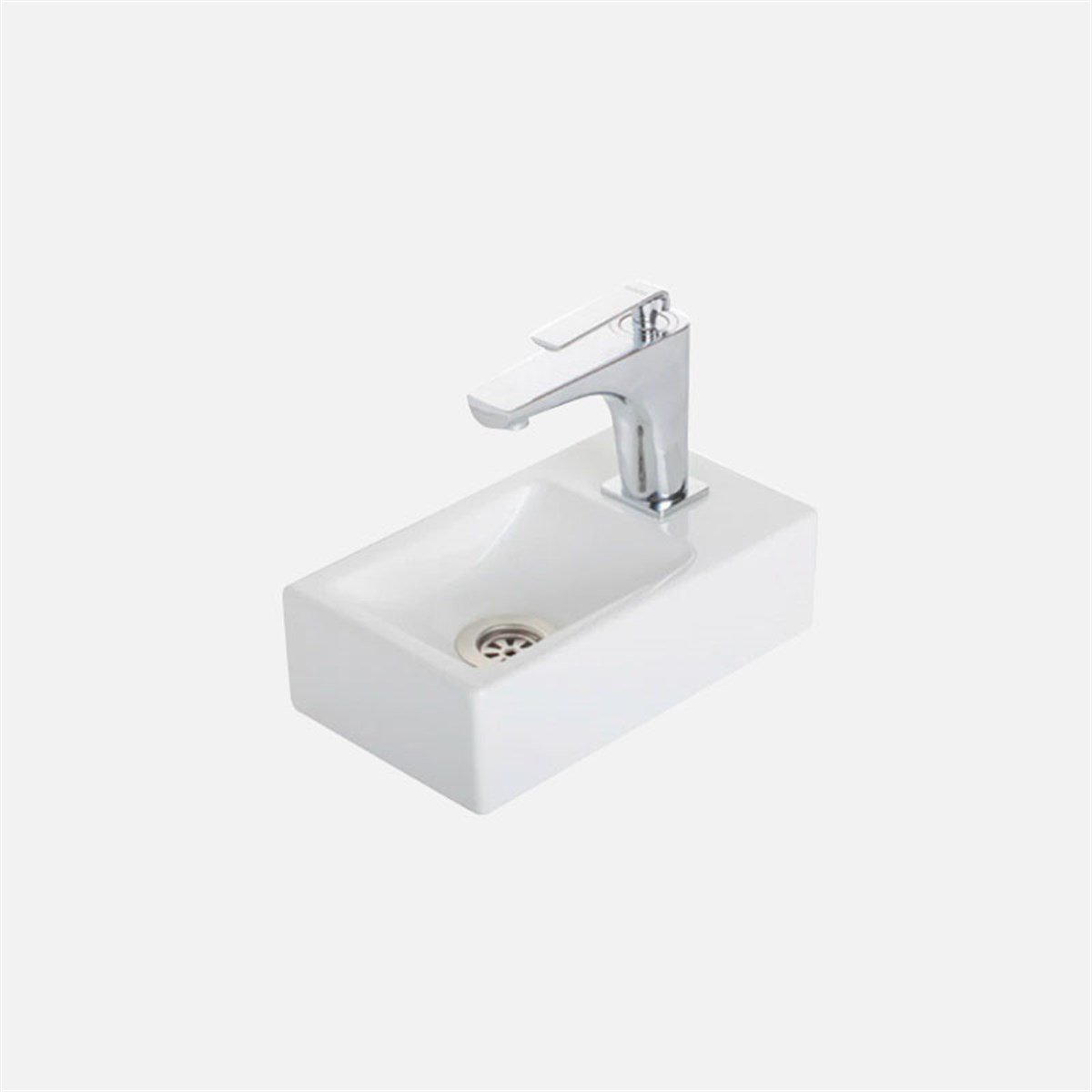 Güral Vit Mobilya Üstü Lavabo Beyaz 18 cm x 30 cm
