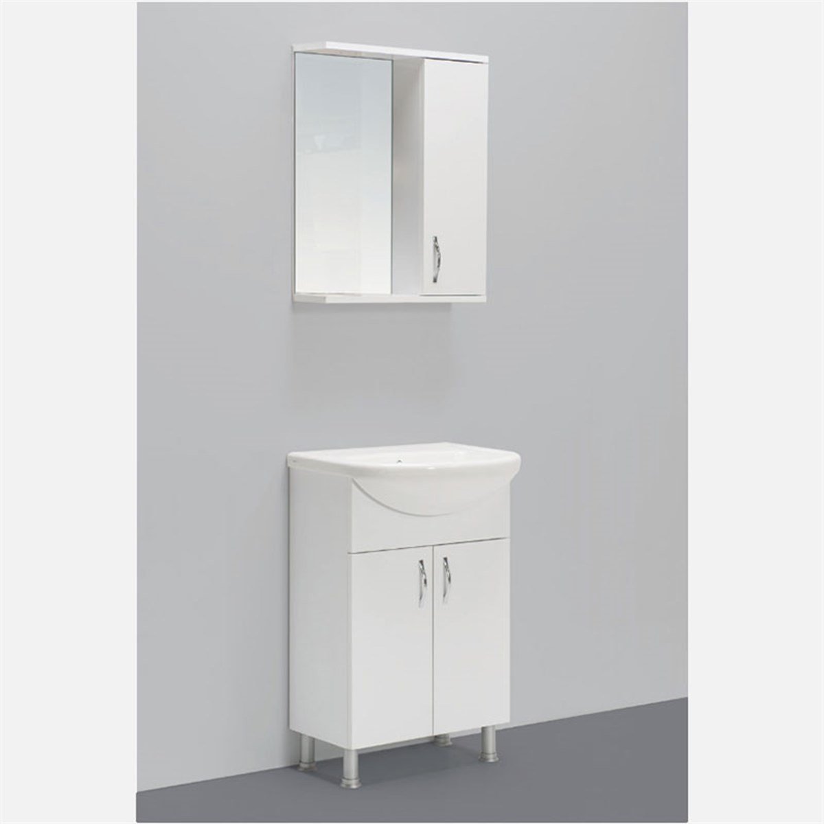 Livea Clara Beyaz Banyo Dolabı 65 cm