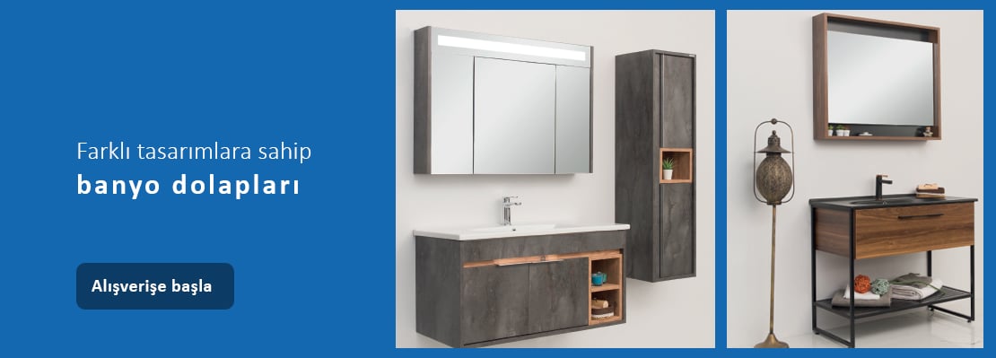 Yeni model banyo dolapları