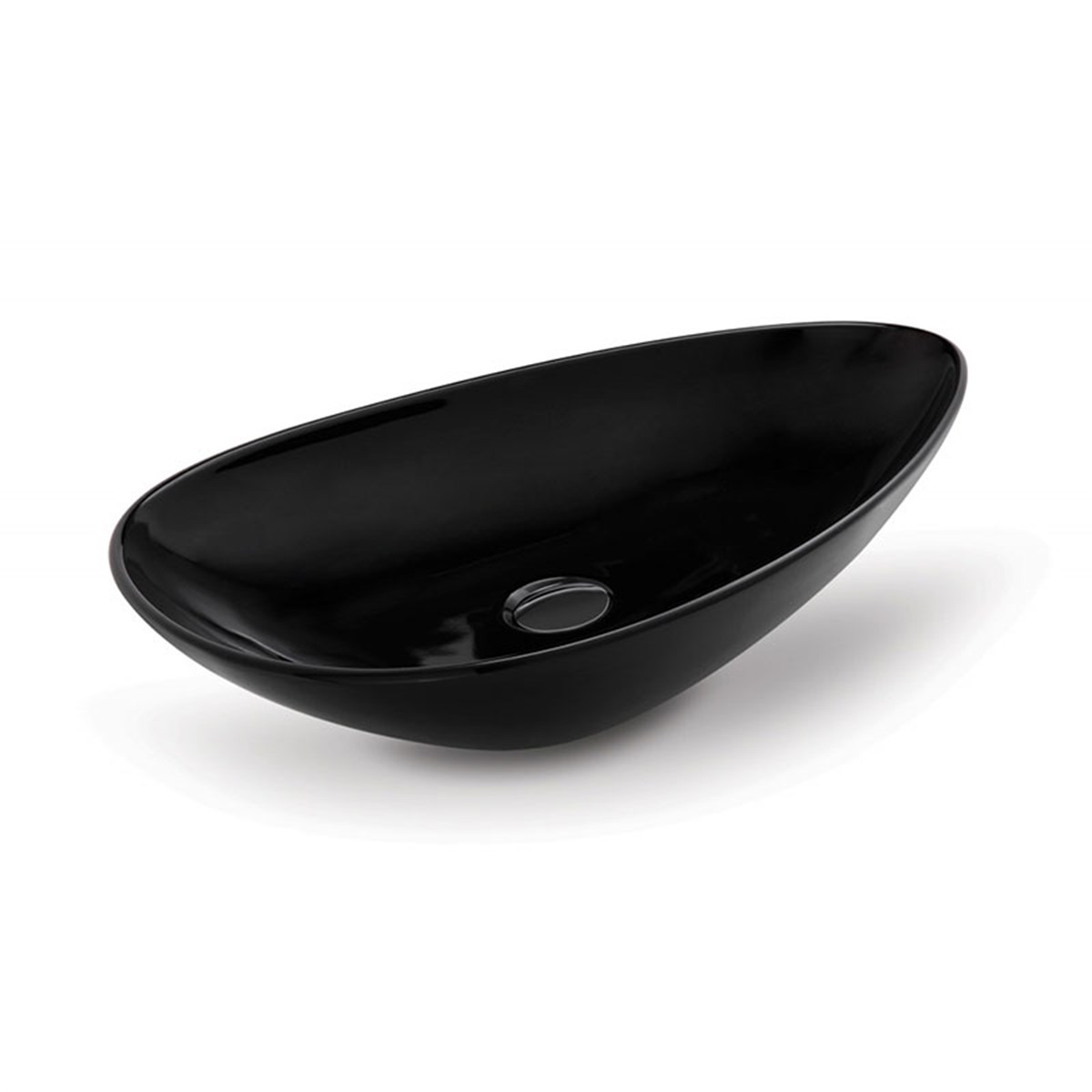 Güral Vit Badem Lavabo Siyah 37 cm x 59 cm
