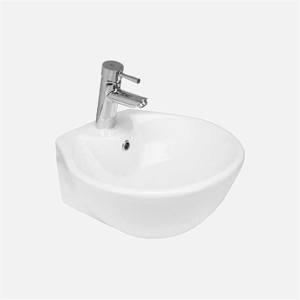 Güral Vit Mobilya Üstü Lavabo Armatür Delikli