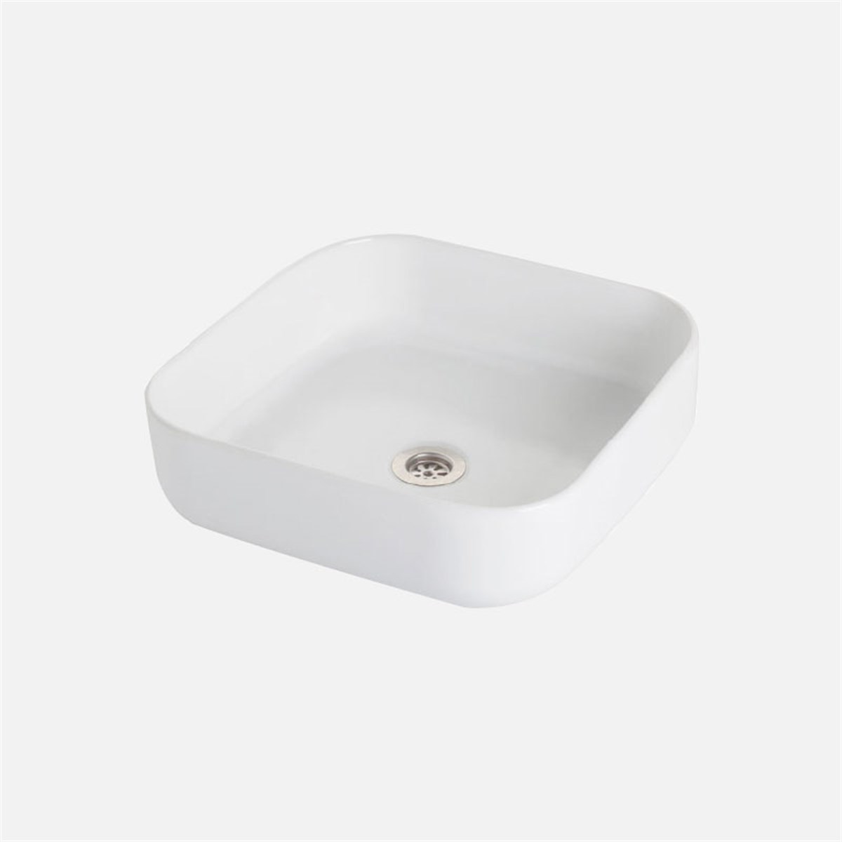 Güral Vit Nova Batarya Deliksiz Lavabo Beyaz 42 cm x 42 cm