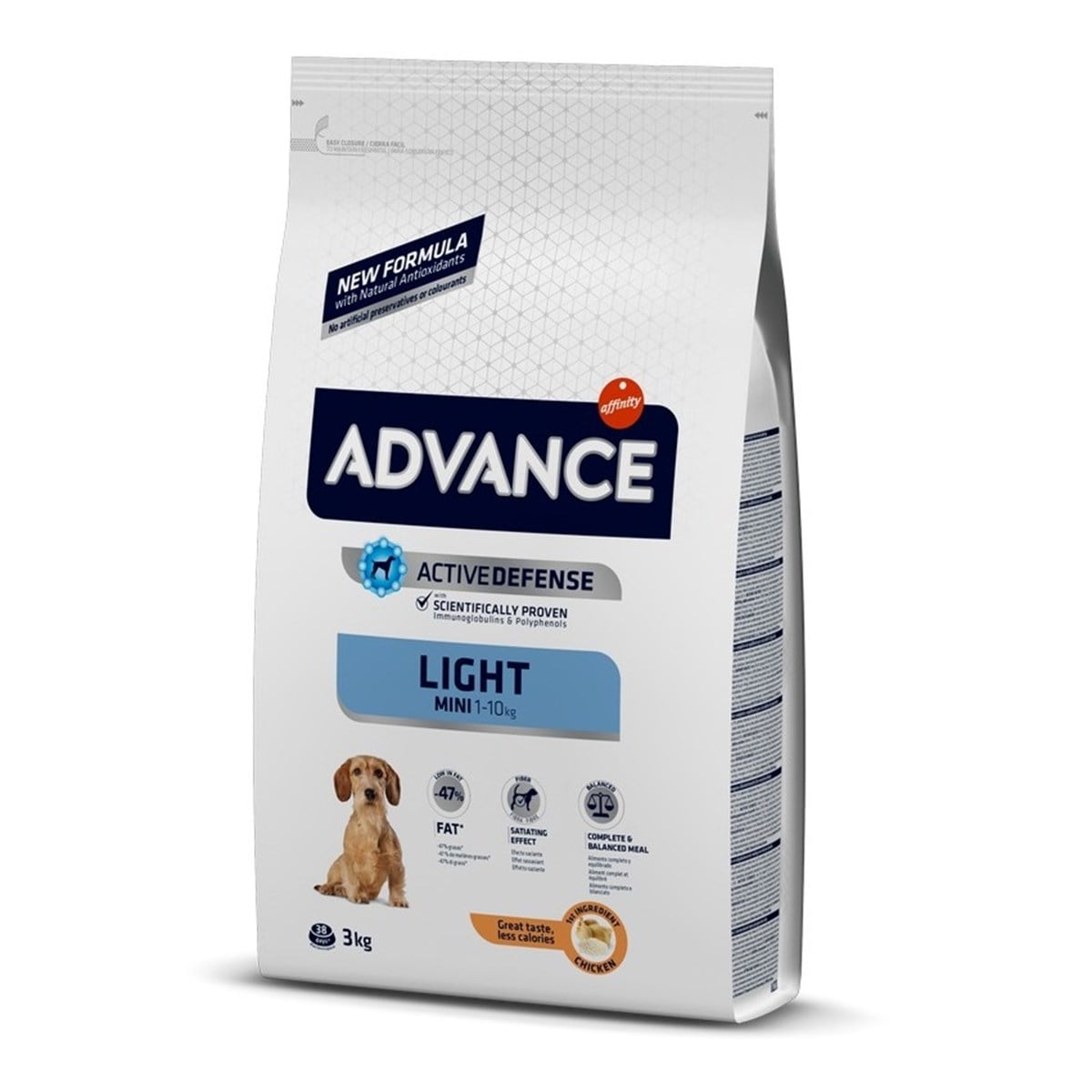 Advance Dog Mini Light Kilolu Köpek Maması 3 Kg