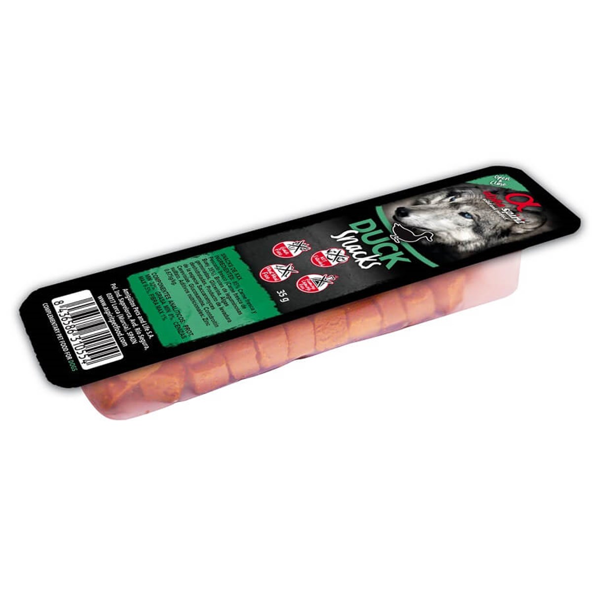 Alpha Spirit Ördekli Köpek Ödül Maması 35 gr.