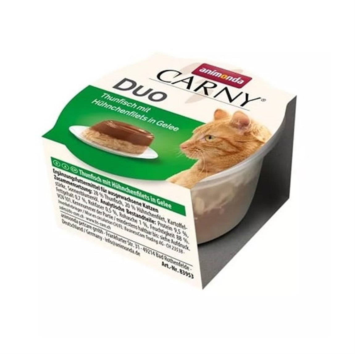 Animonda Carny Duo Ton Balığı veTavuklu Jöleli  Kedi Konservesi 70gr