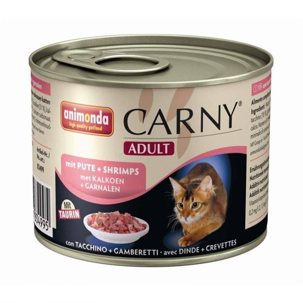 Animonda Carny Hindi Etli Karidesli Kedi Konservesi 200 Gr