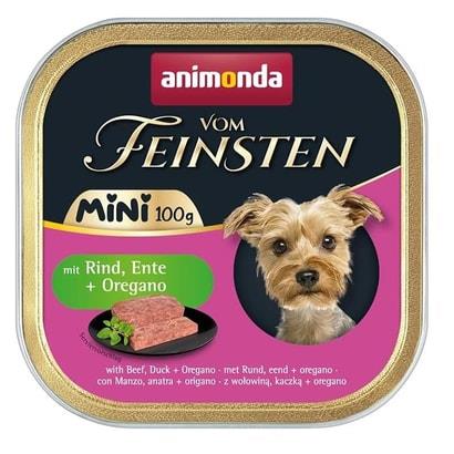 Animonda Dana ve Ördek Etli Yetişkin Mini Irk Köpek Konservesi 100g