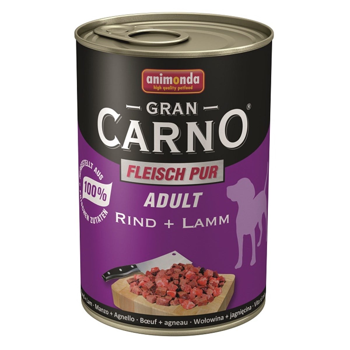 Animonda Gran Carno Kuzulu ve Biftekli Köpek Konservesi 400 Gr
