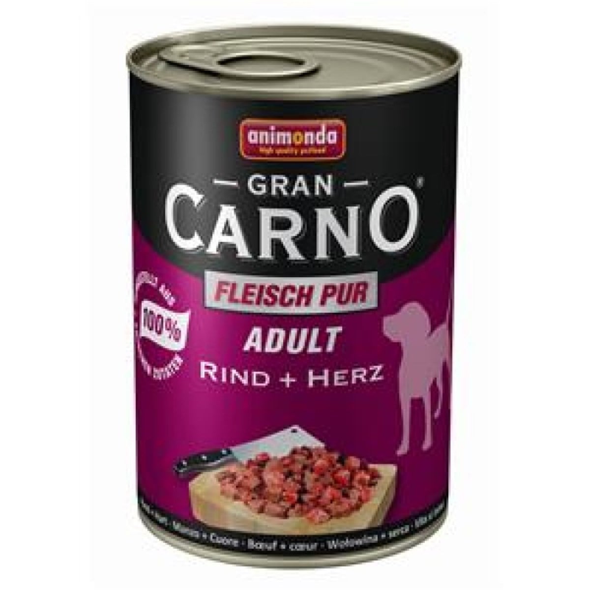 Animonda Gran Carno Sığır Etli Yürekli Köpek Konservesi 400 Gr