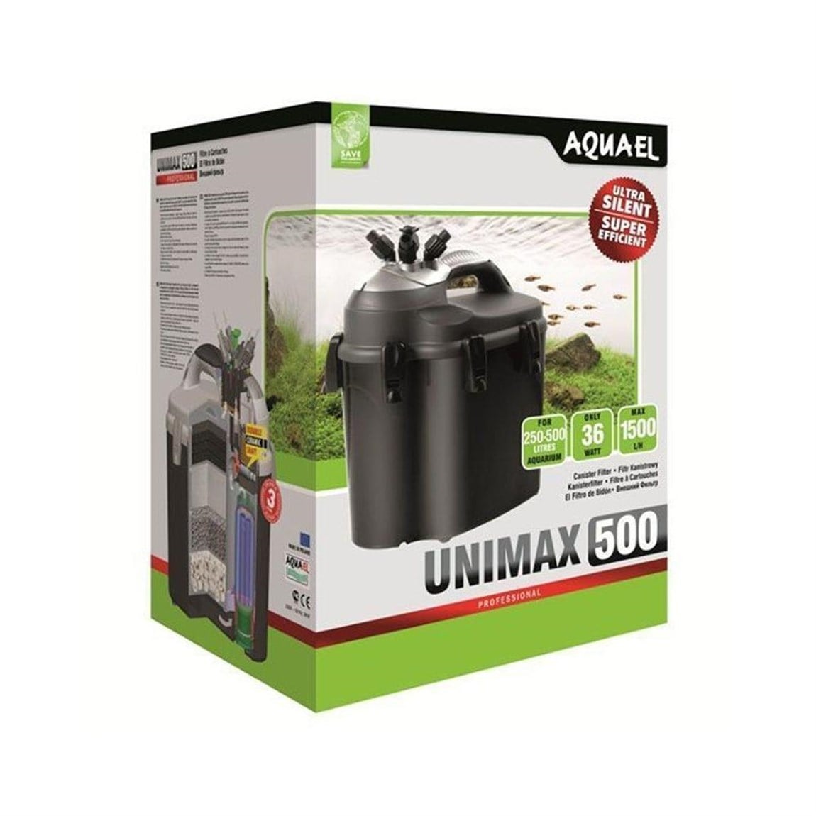 Aquel Unimax 500 Akvaryum Dış Filtre