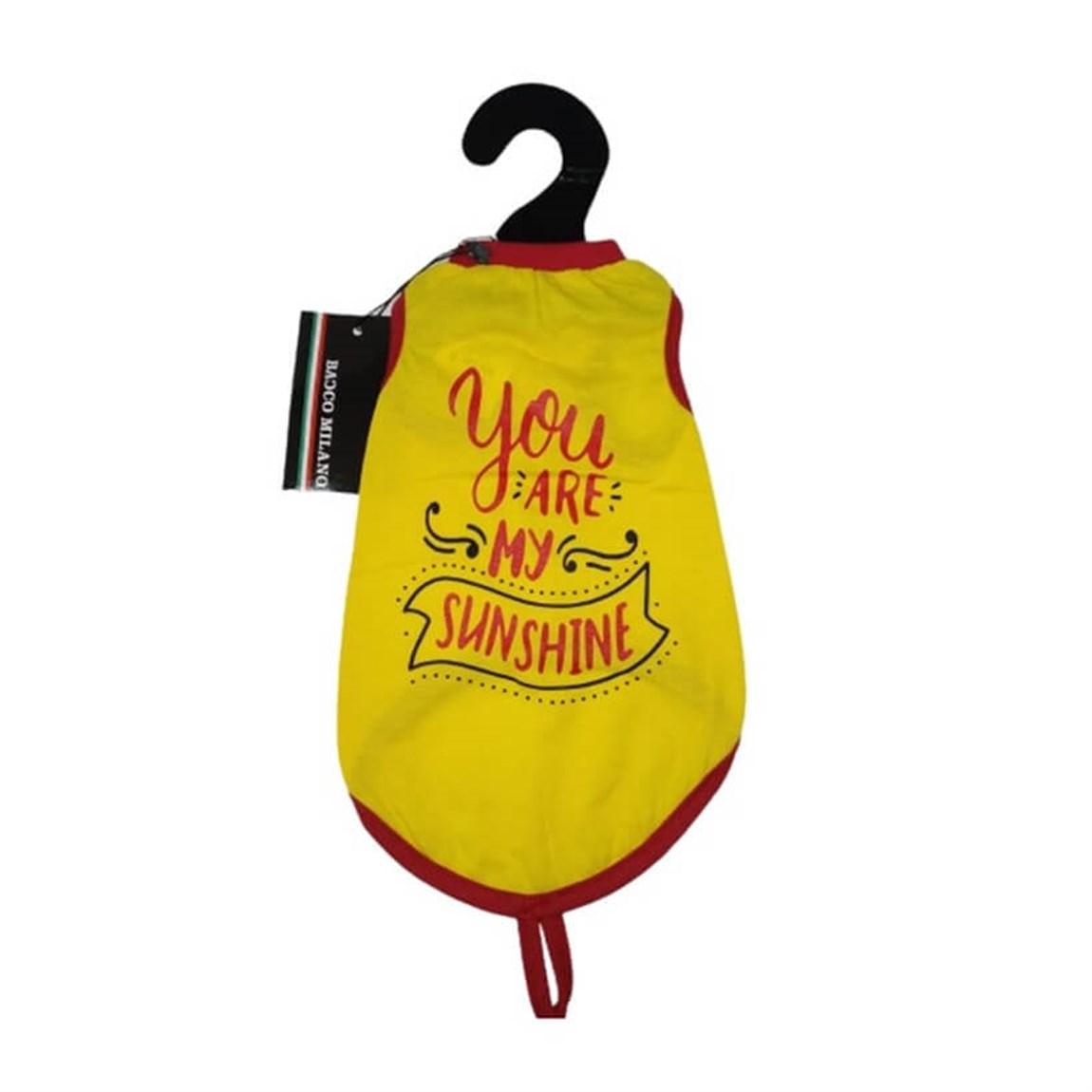 Bacco Milano You Are My Sunshine Sarı Köpek Tişörtü 3XL