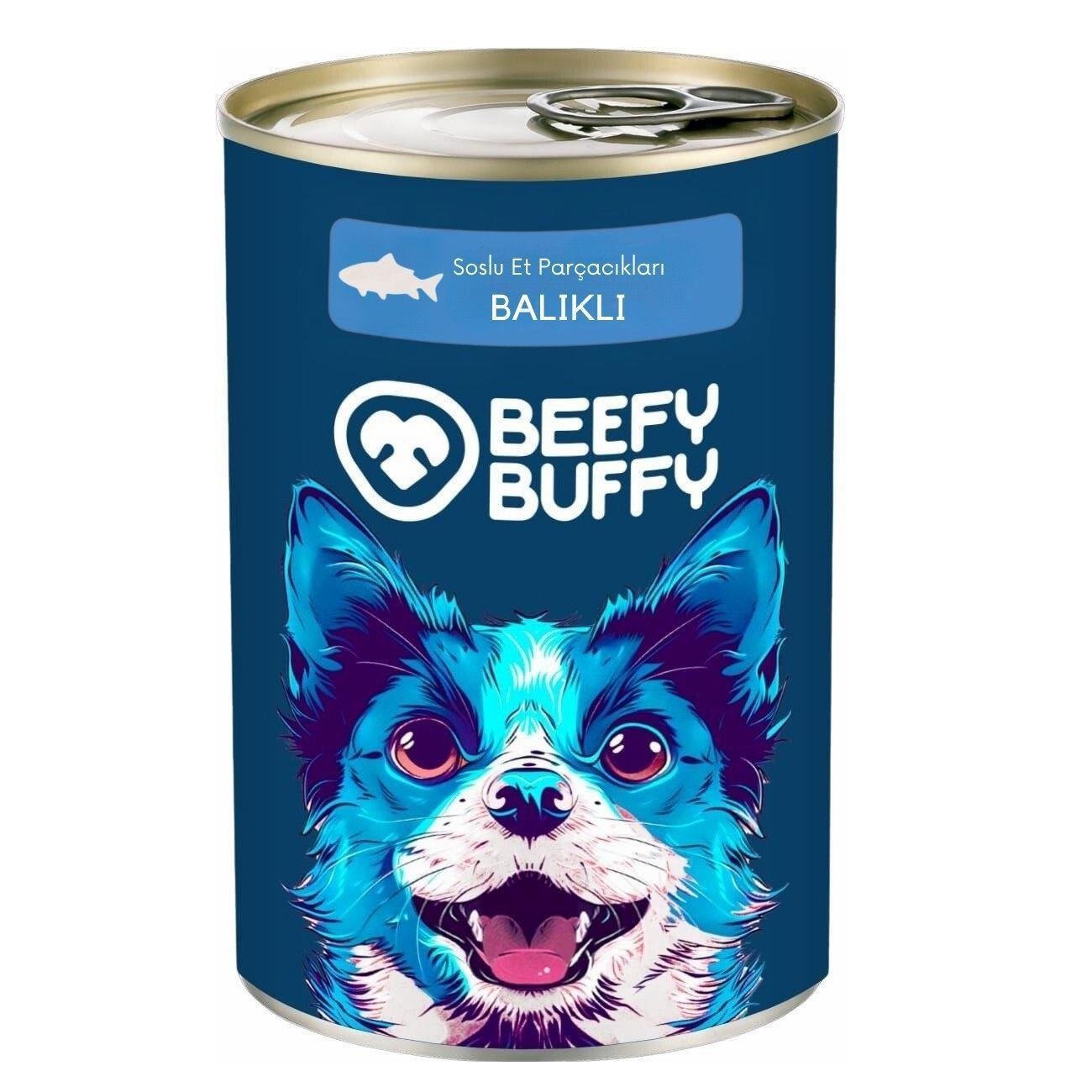 Beefy Buffy Yoğun Balık İçerikli Köpek Konservesi 415 Gr