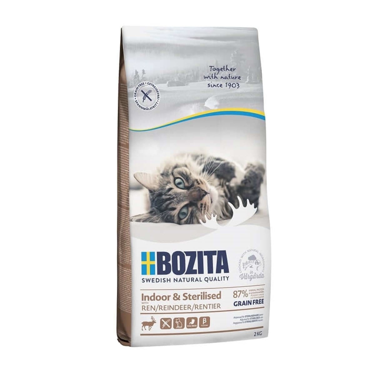 Bozita Feline İndoor Tahılsız Sterilized Kedi Maması 10 Kg