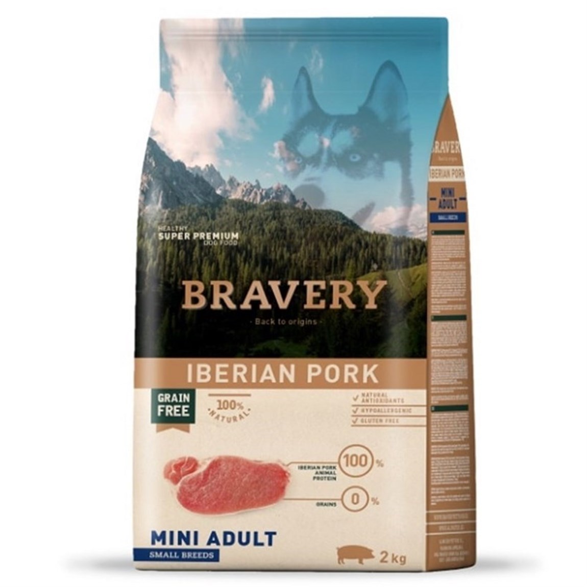 Bravery Pork Domuzlu Küçük Irk Yetişkin Köpek Maması 7 kg
