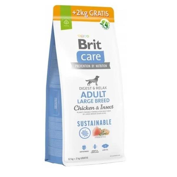 Brit Care Digest & Relax Tavuklu Larva Proteinli Büyük Irk Yetişkin Köpek Maması 12kg