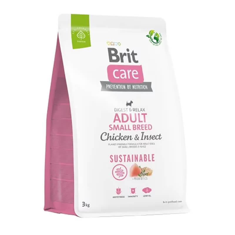Brit Care Digest & Relax Tavuklu Larva Proteinli Küçük Irk Yetişkin Köpek Maması 3kg