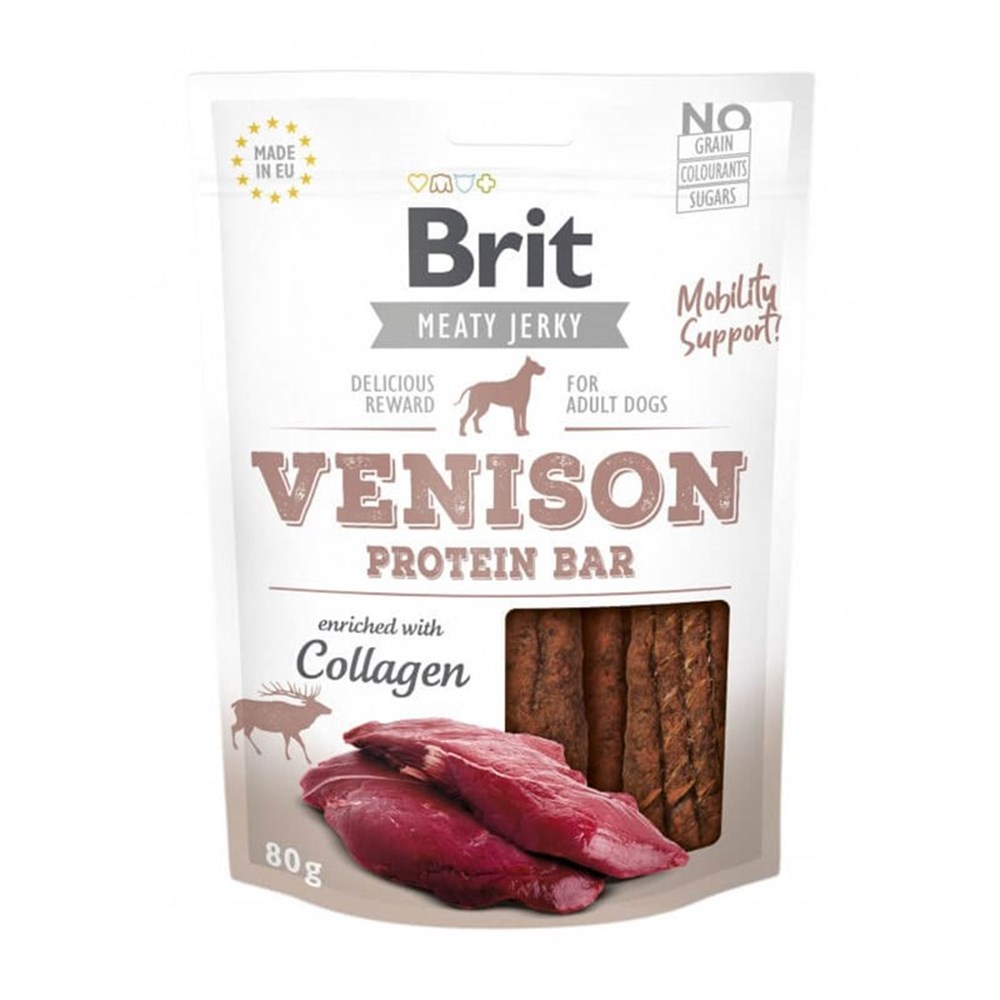 Brit Care Protein Bar Geyikli Kolajen Katkılı Köpek Ödülü 80gr