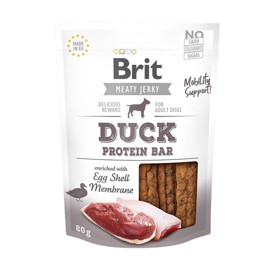 Brit Care Protein Bar Ördekli Yumurta Kabuğu Katkılı Köpek Ödülü 80gr