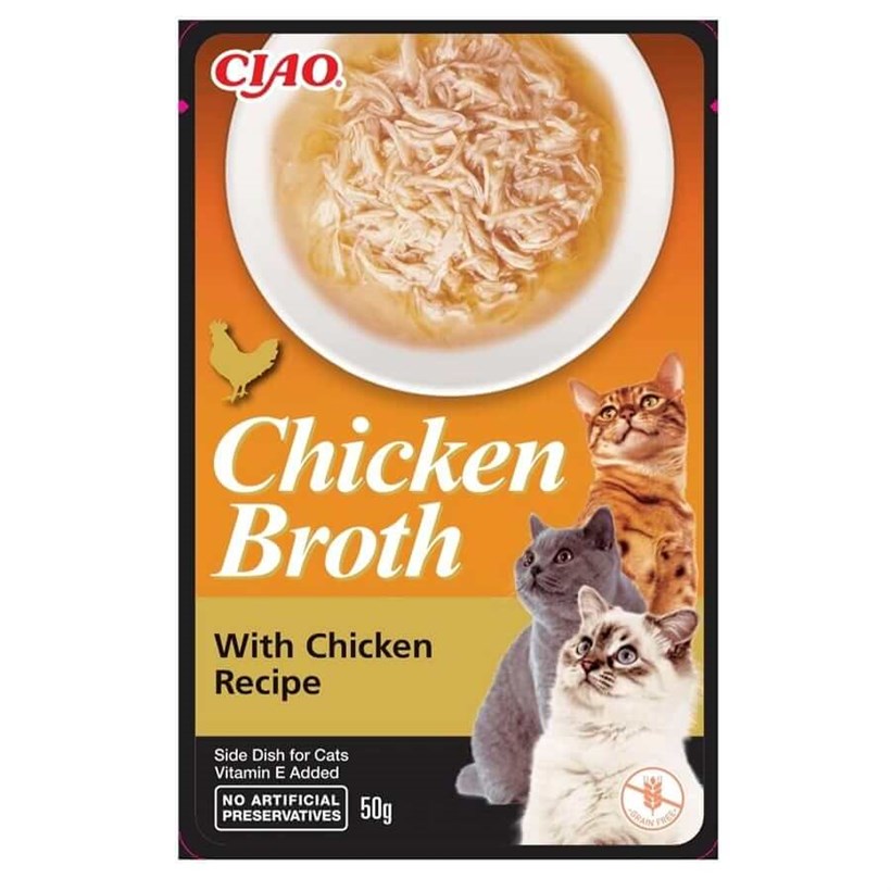 Chicken Broth Tavuk Sulu ve Tavuklu Kedi Çorbası 50 G