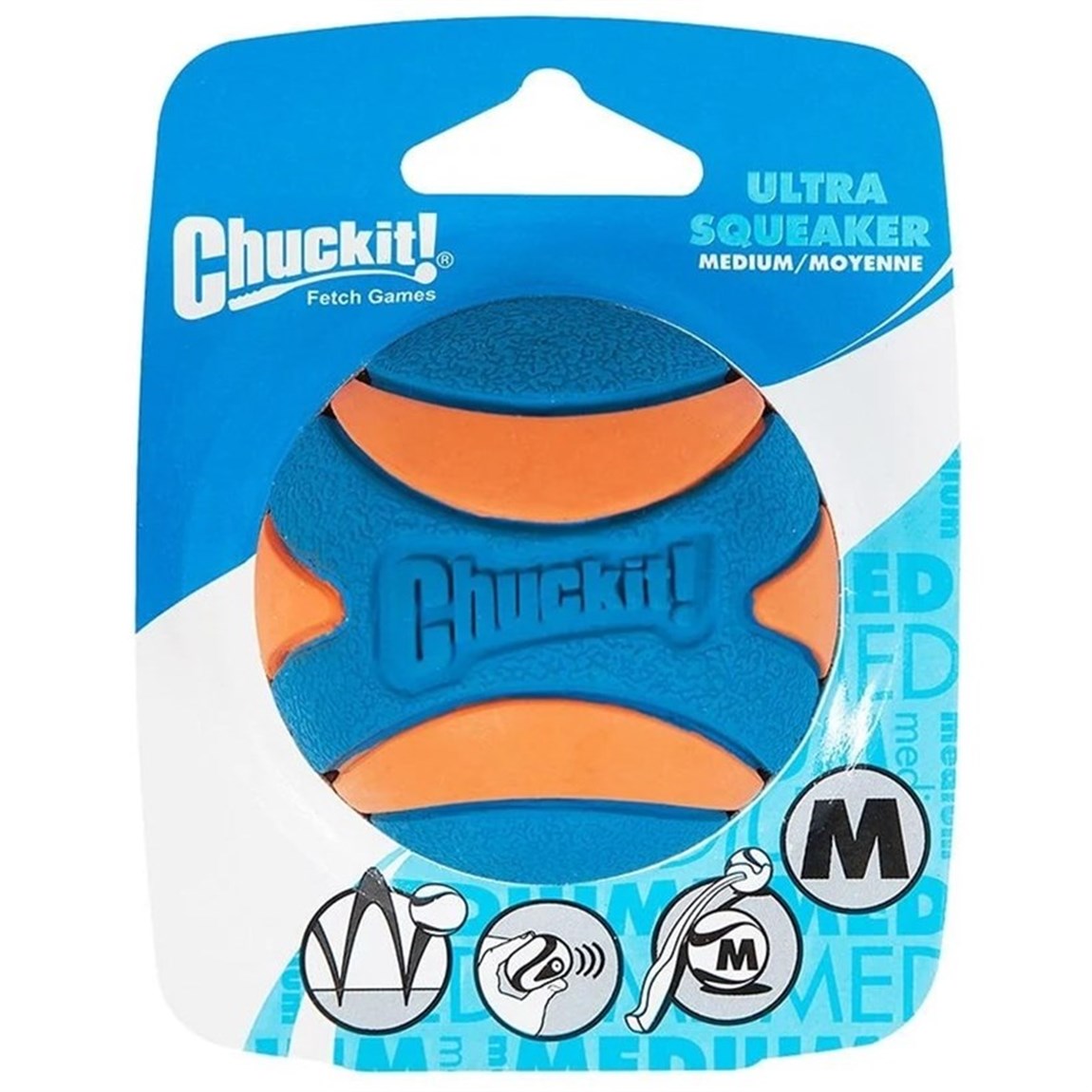 Chuckit Utra Squeaker Sesli Köpek Oyun Topu Medium