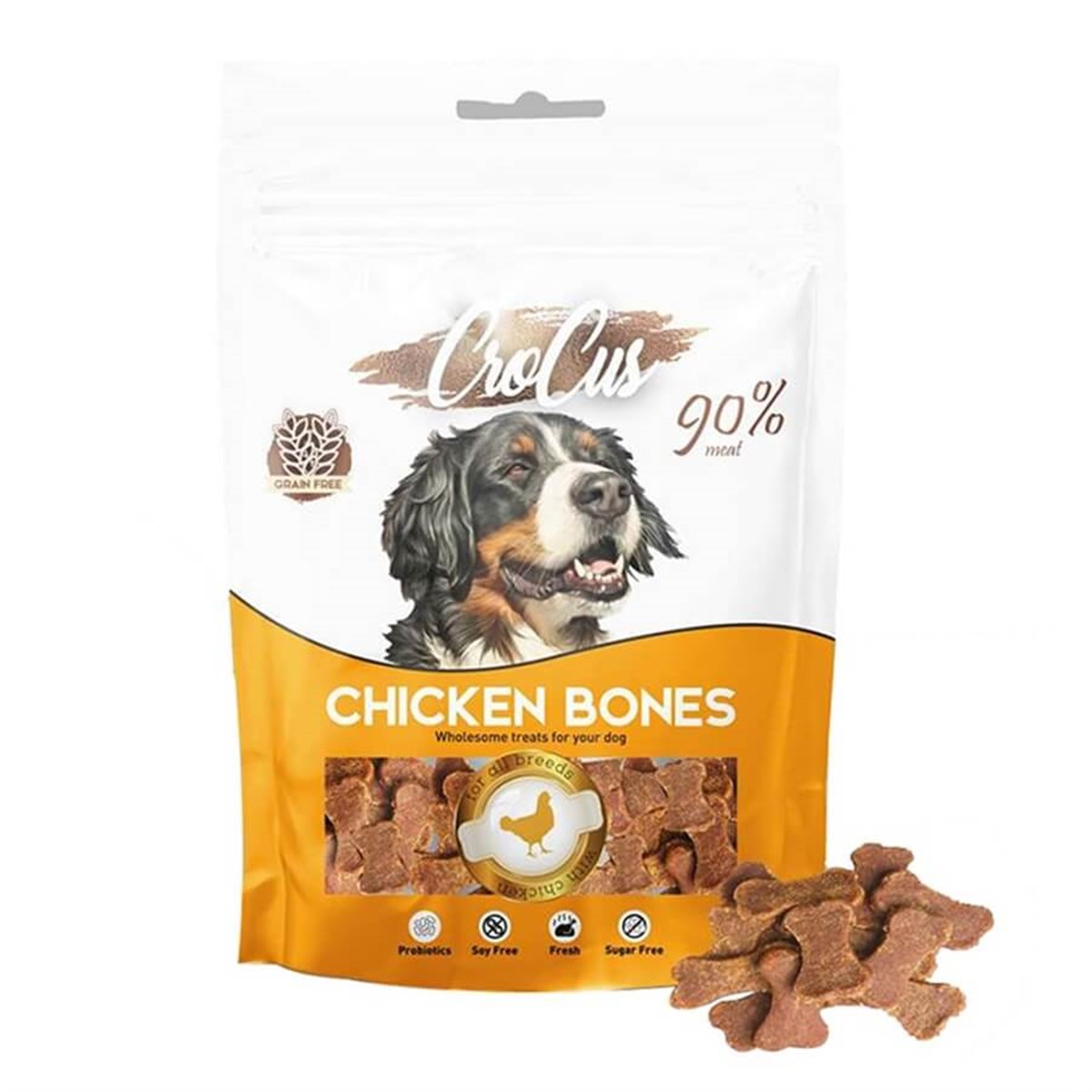 Crocus Chicken Bones Tavuklu Köpek Ödülü 80 gr