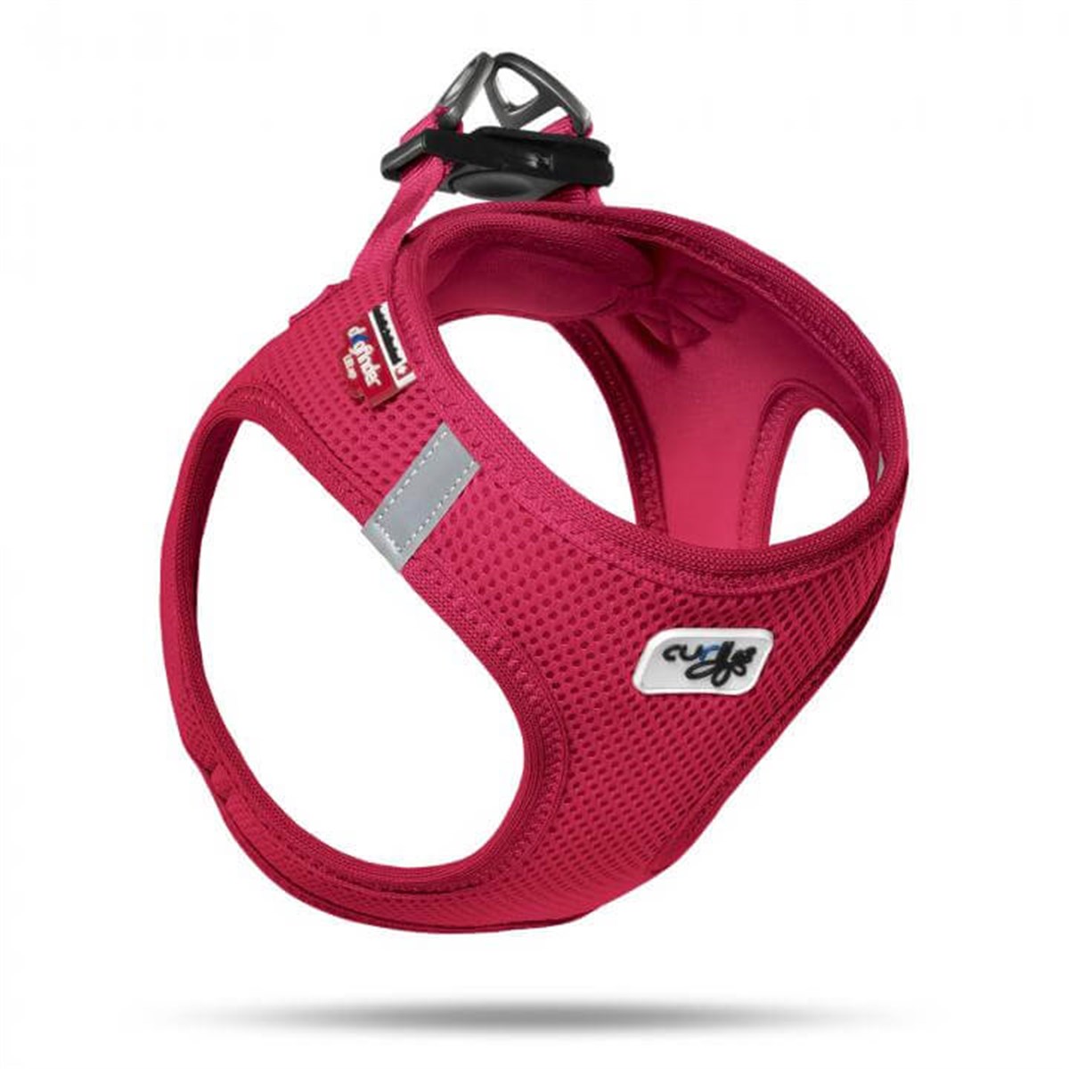 Curli Vest Air-Mesh Köpek Göğüs Tasması Kırmızı M