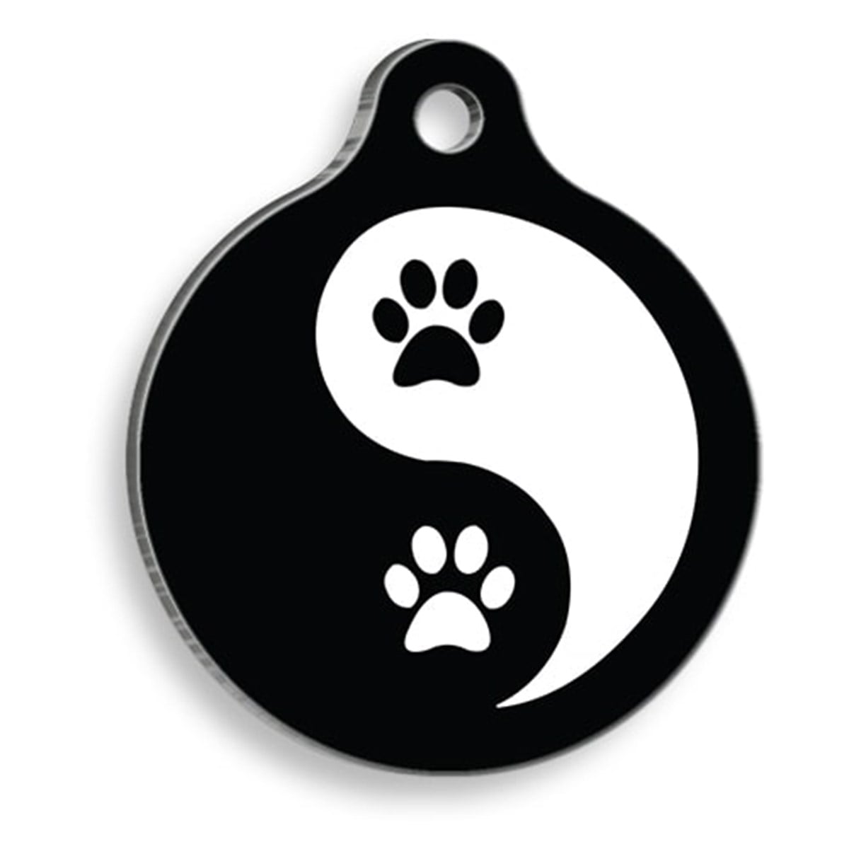 Dalis Yin Yang Patiler Yuvarlak Kedi Künyesi