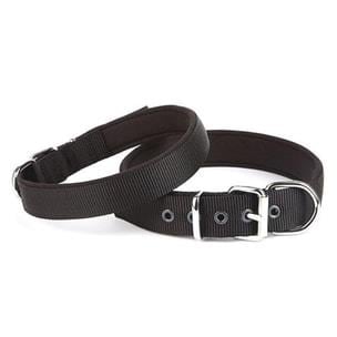 Doggie Comfort Yumuşak Dokuma Köpek Tasması S 2x30-35cm Siyah
