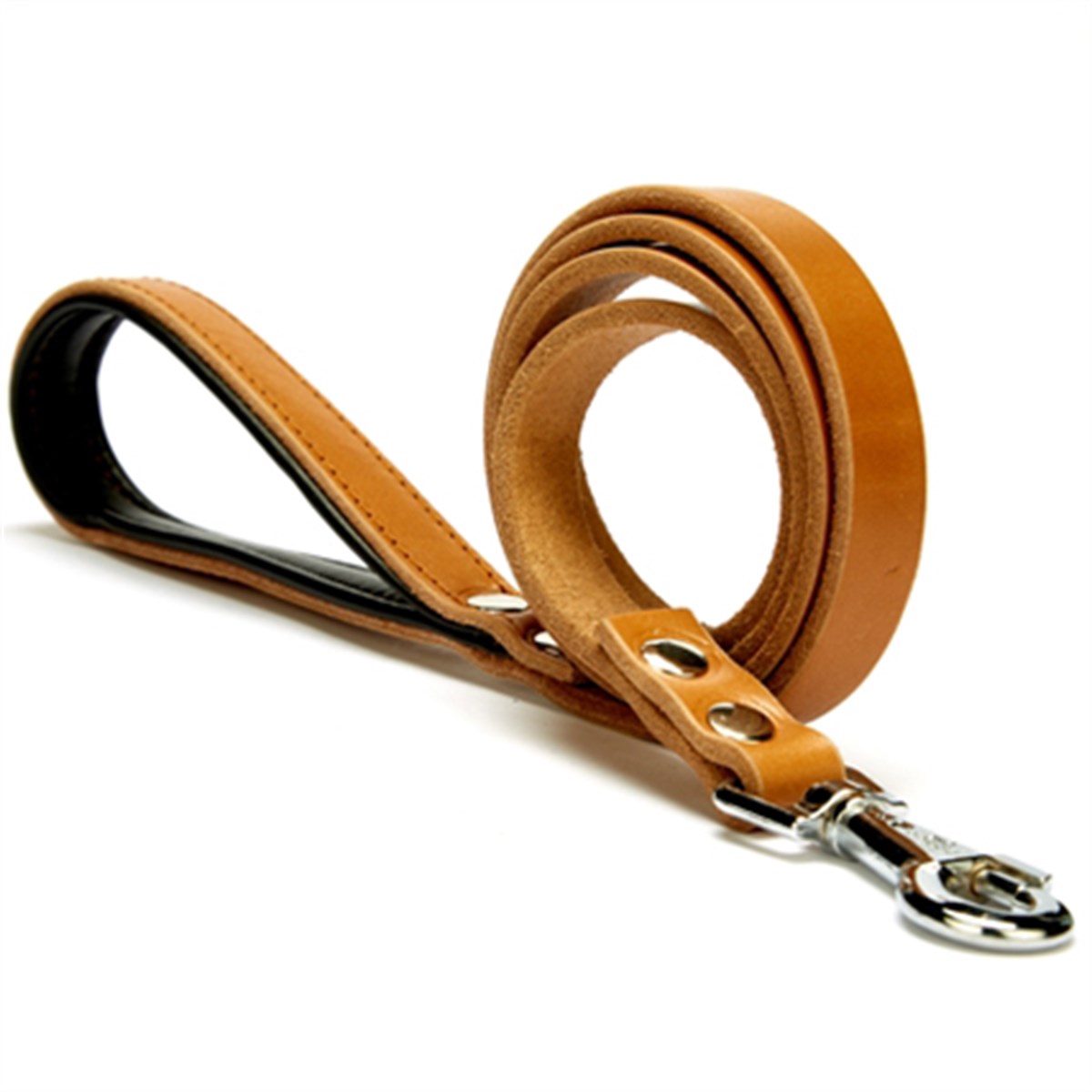 Doggie Deri Sevk Tasması 120 Cm Karemel