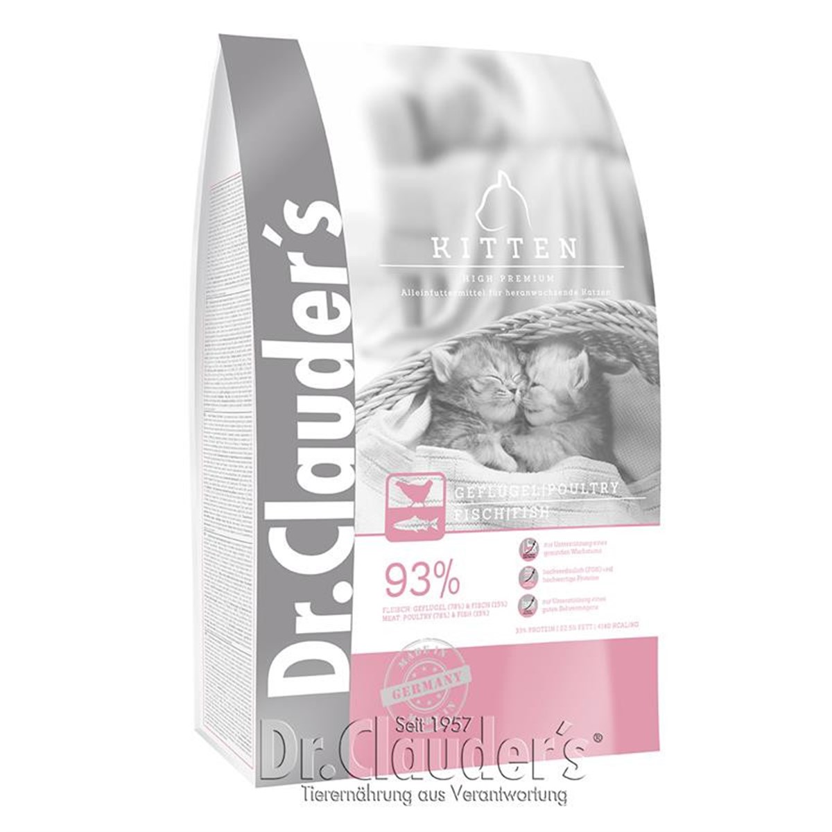 Dr.Clauders Glutensiz Tavuklu Balıklı Yavru Kedi Maması 1.5kg