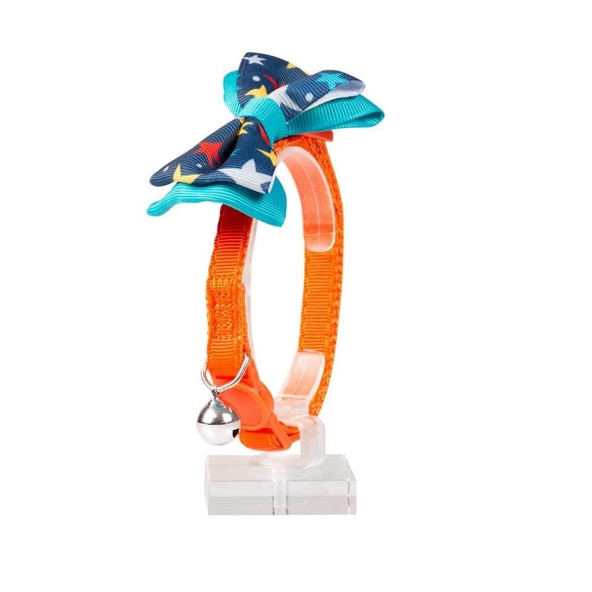 Duvo+ Cat Collar Bow Kedi Tasması Turuncu
