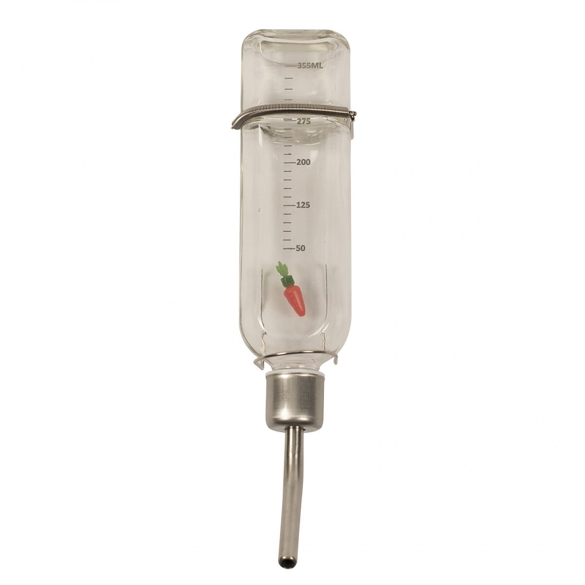Duvo+ Glass Drinking Bottle Kemirgen Suluğu 355 Ml