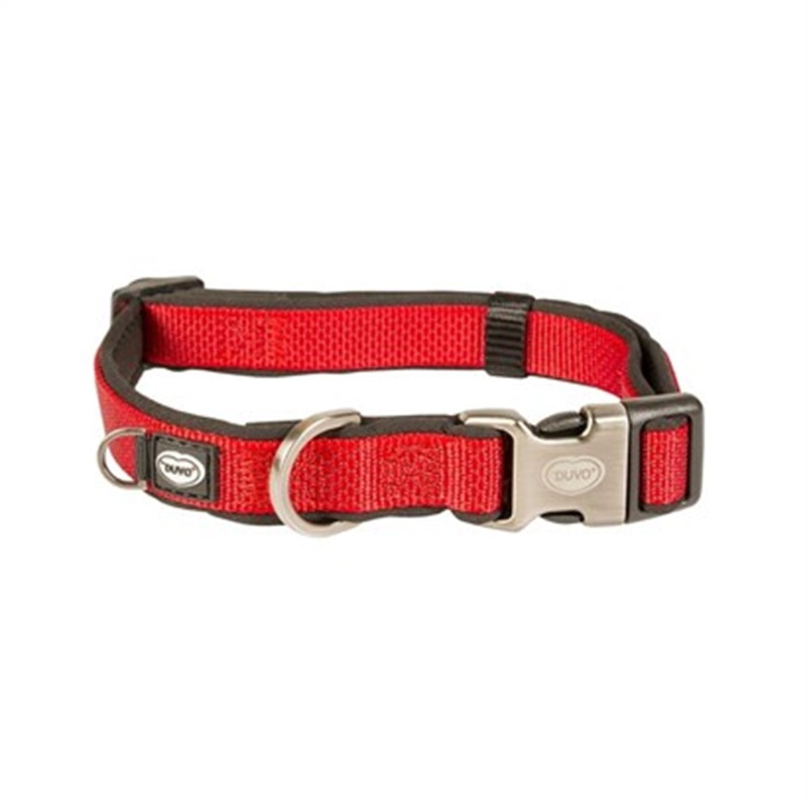 Duvo+ Köpek Boyun Tasması Kırmızı 35-55cm/20mm
