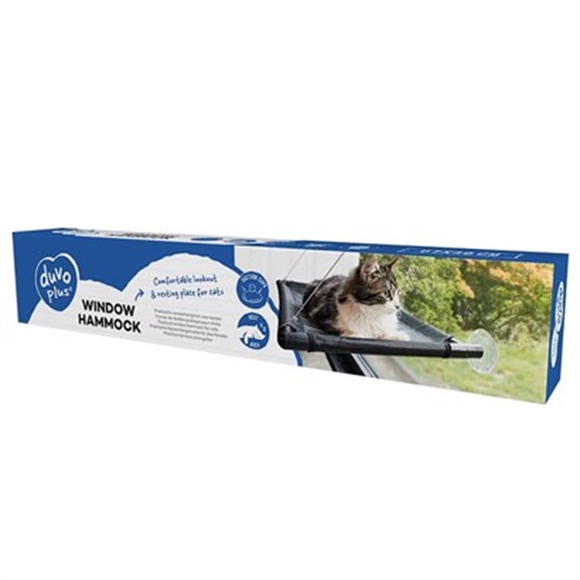 Duvo+ Pencere Önü Hamak Kedi Yatağı 66x40x2,5cm