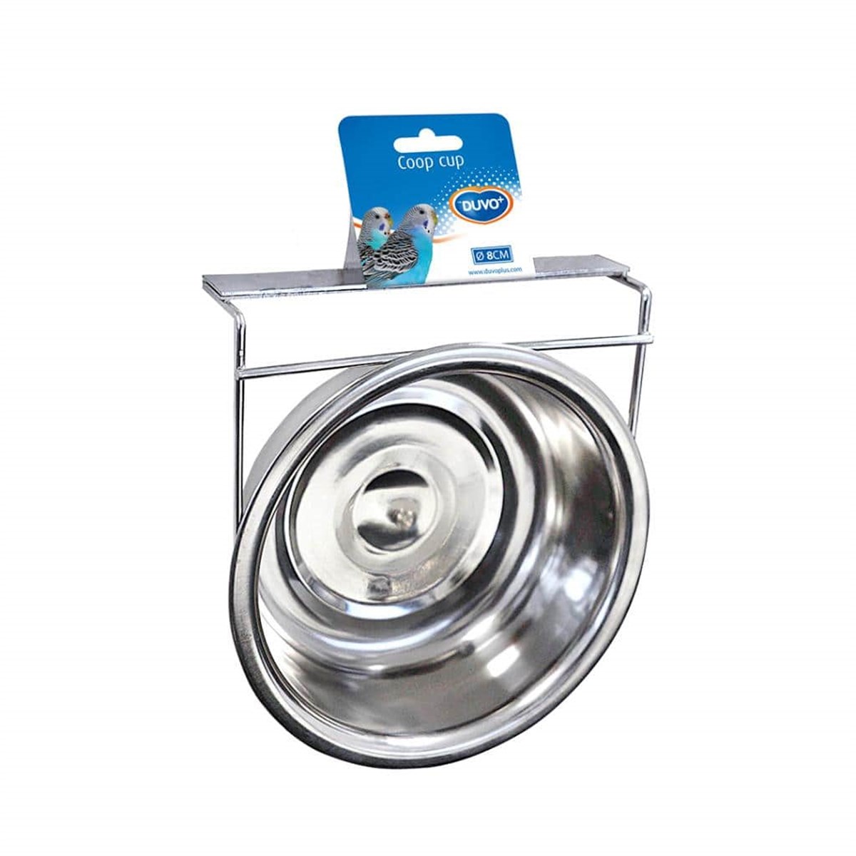Duvo+ Vidalı Kuş Hamster Yemliği   ø9,5CM - 330ml