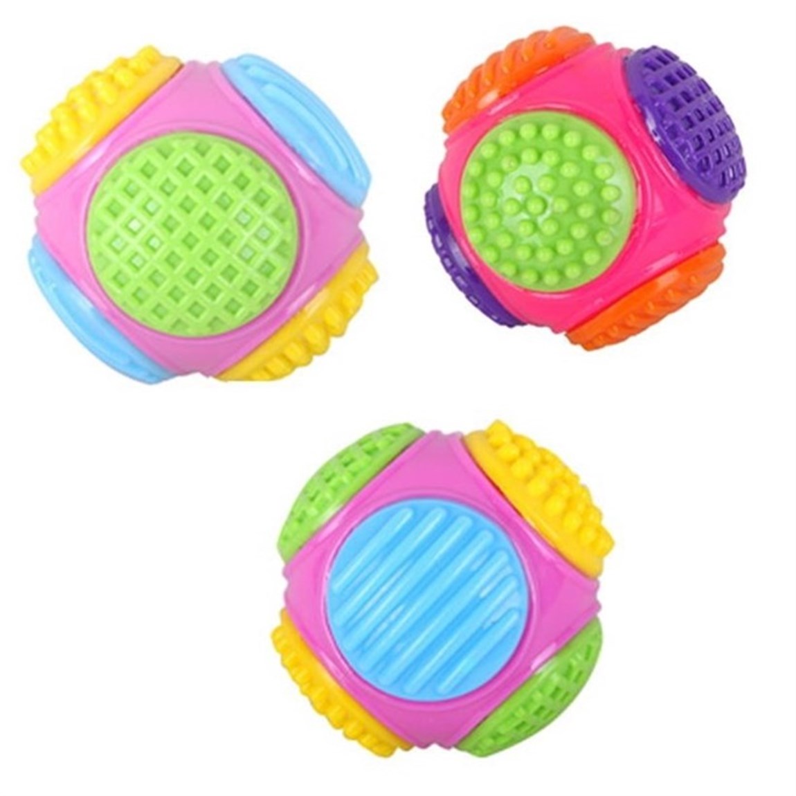 Eastland Renkli Plastik Köpek Oyun Topu 11 Cm