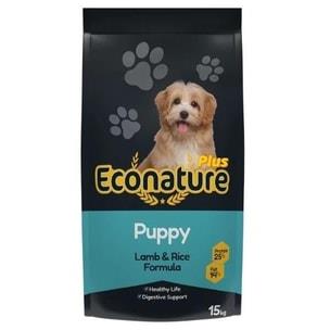 Econature Plus Kuzu Etli Yavru Kuru Köpek Maması 15KG