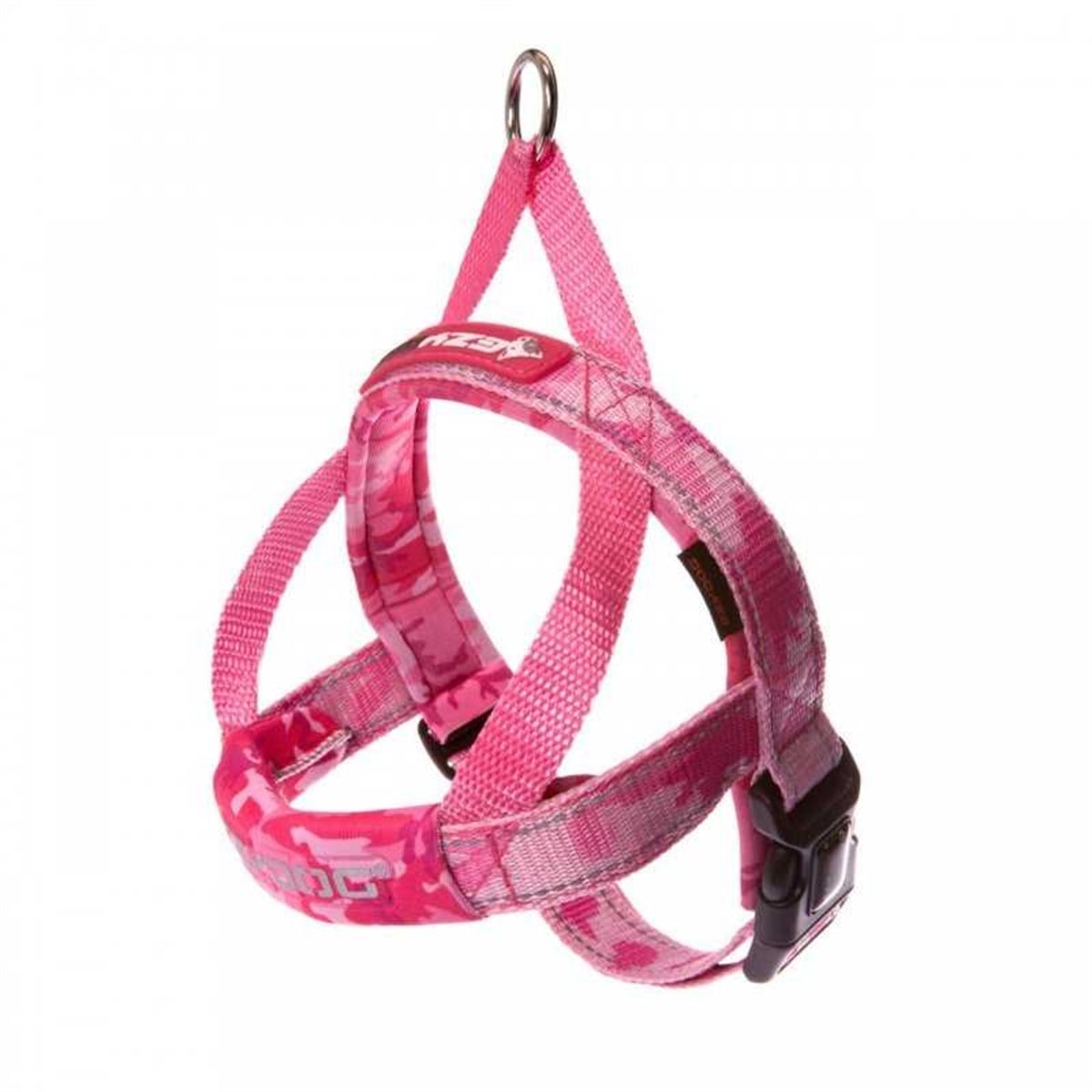EzyDog Quick Fit Köpek Göğüs Tasması Large Pembe