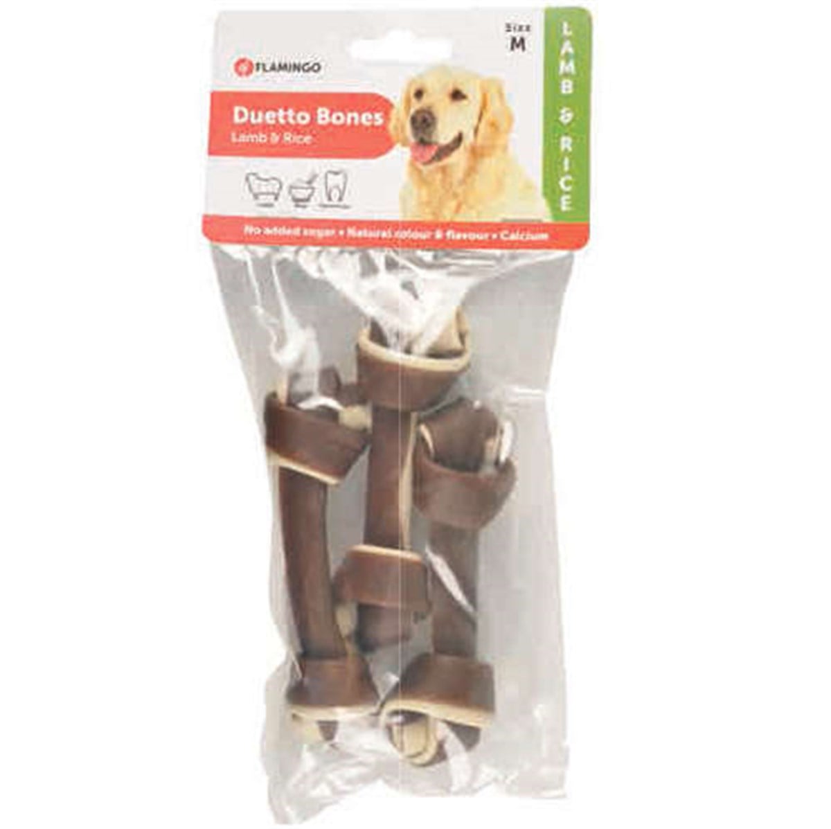 Flamingo Duetto Bones Kuzulu Dental Kemik 120gr 3lü