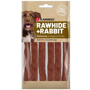 Flamingo R'hide Çubuk Tavşanlı Köpek Ödül Maması 8mm 12 cm 70 GR