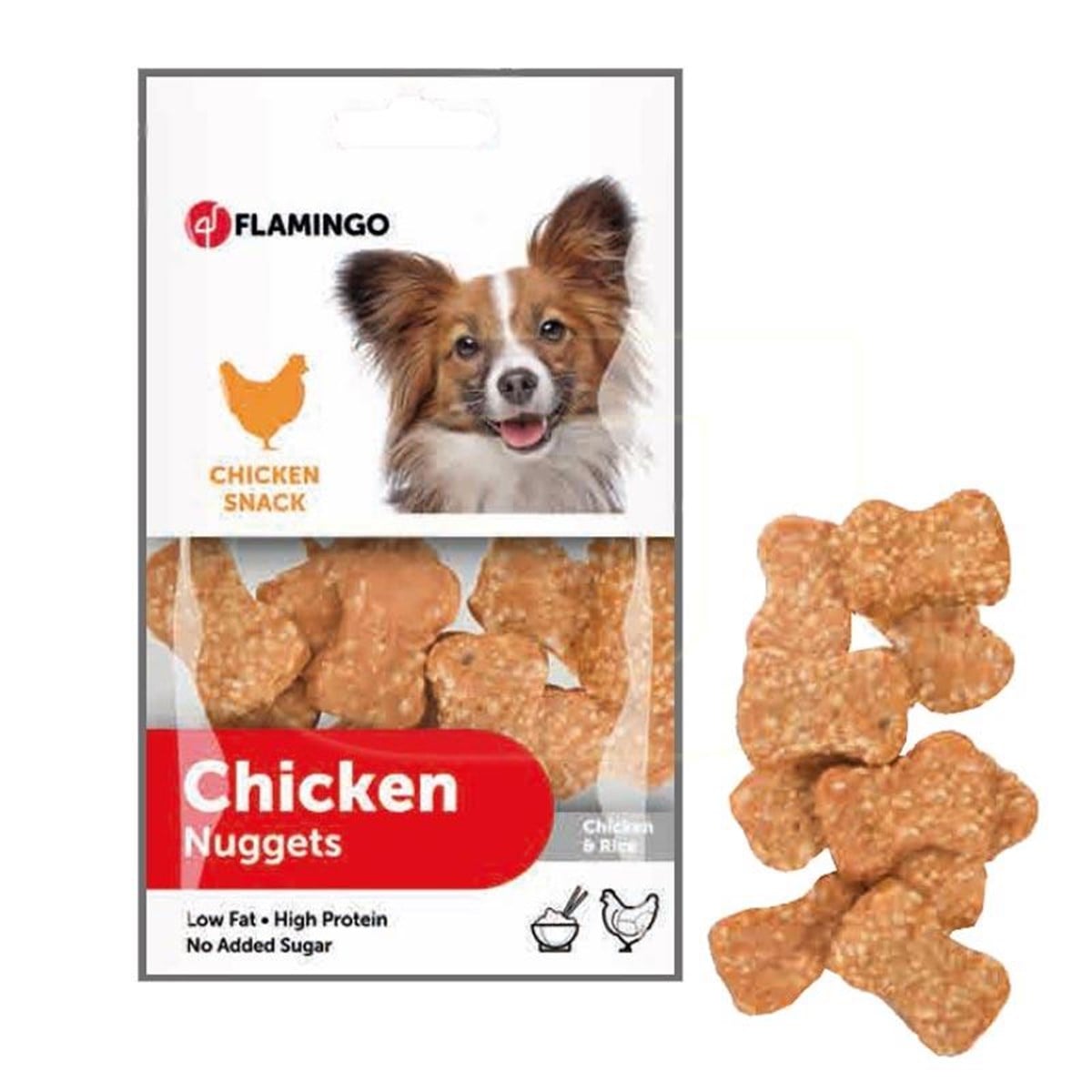 Flamingo Tavuklu Pirinçli Nugget Köpek Ödülü 85gr