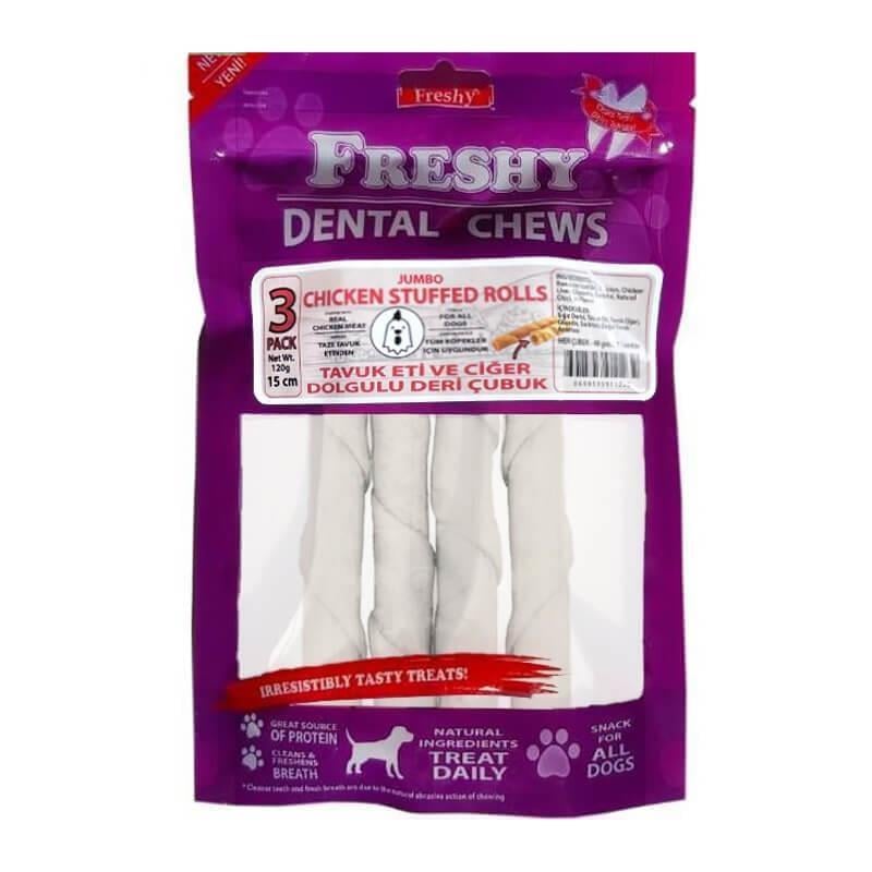 Freshy Tavuk Eti Ve Ciğer Dolgulu Jumbo Deri 120 Gr