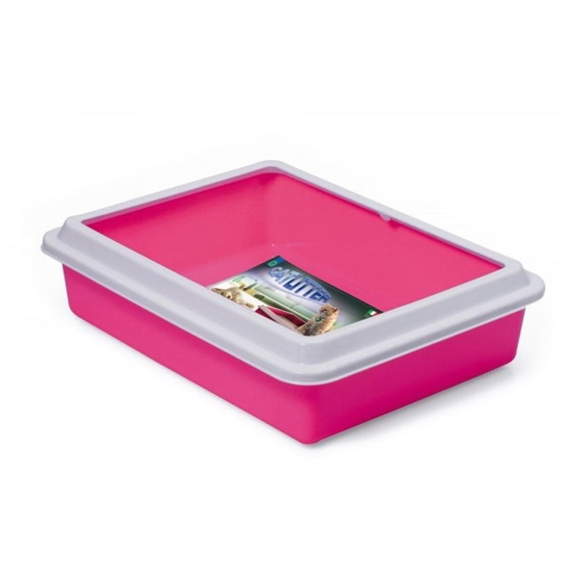 Georplast Pembe Kedi Tuvalet Kabı