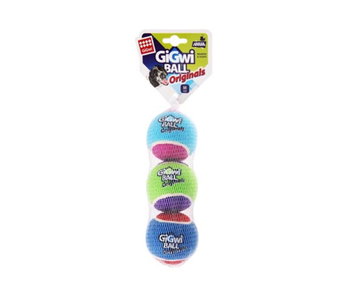 Gigwi Ball Tenis Topu 3'lü 6 cm Köpek Oyuncağı