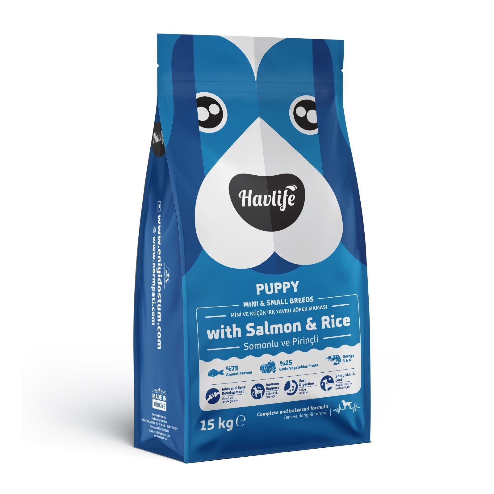 Havlife Somonlu Mini & Small Yavru Köpek Maması 3 Kg
