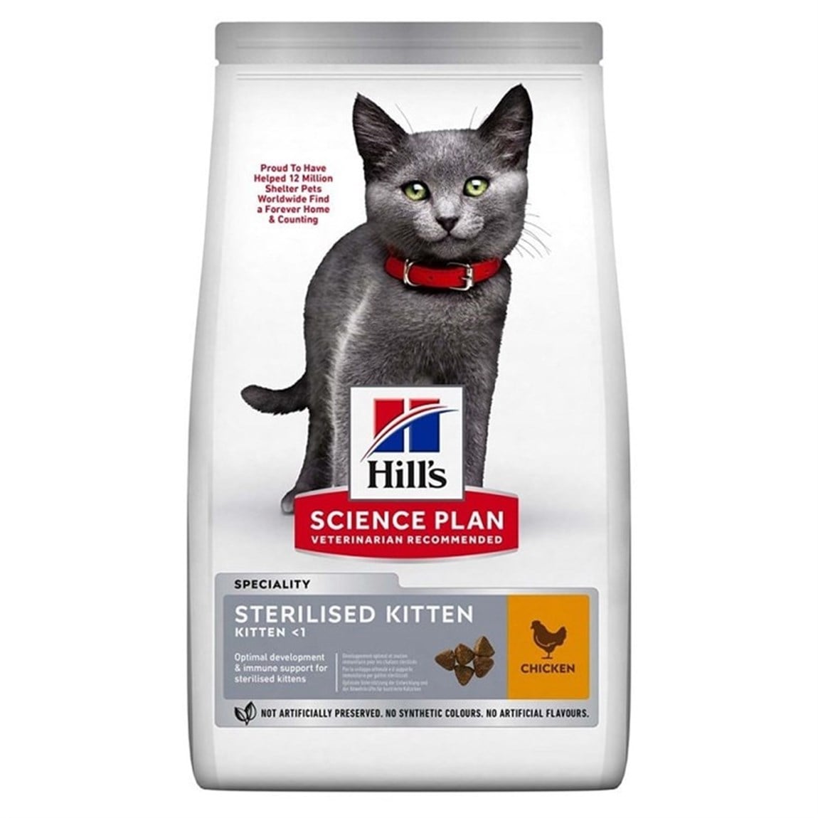 Hills Feline Sterilised Kitten Yavru Kısır Kedi Maması 1,5 Kg
