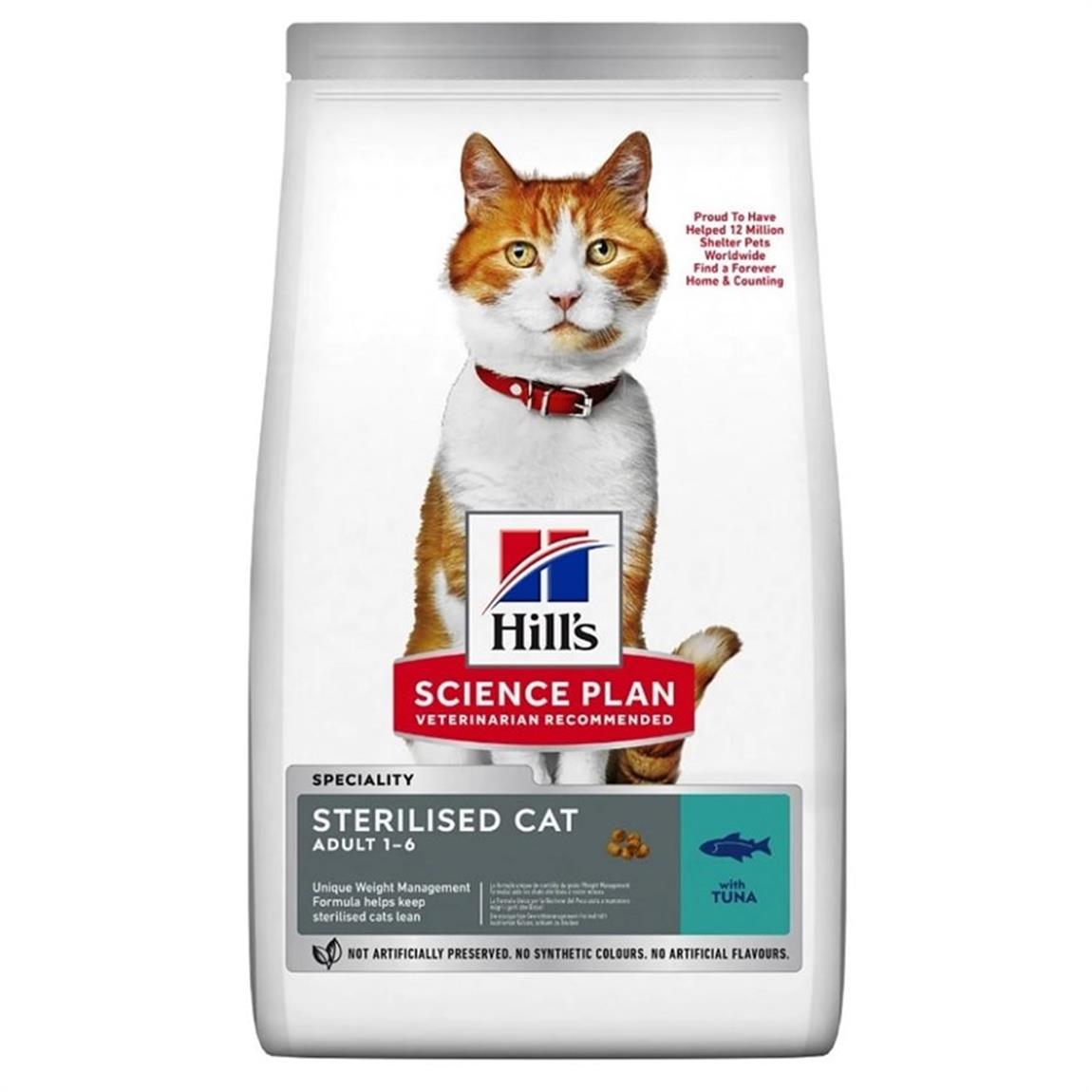 Hills Kısırlaştırılmış Ton Balıklı Kedi Maması 15 Kg