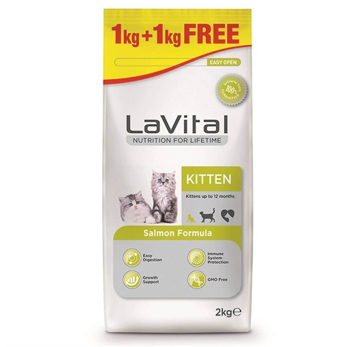 La Vital Yavru Kedi Maması 1+1 Kg Multipack Avantajlı Paket