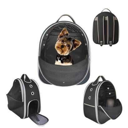 Lavista Paris Kedi Köpek Fileli Taşıma Çantası Siyah